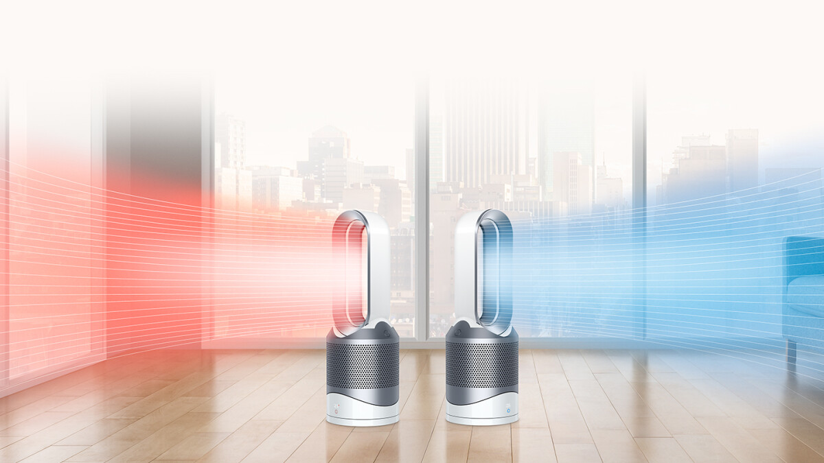 Purifies all year round. Purifying fan or heater when you need it.